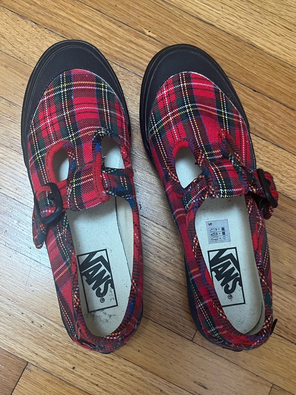 Vans iconic t-strap Maryjane 93 DX plaid